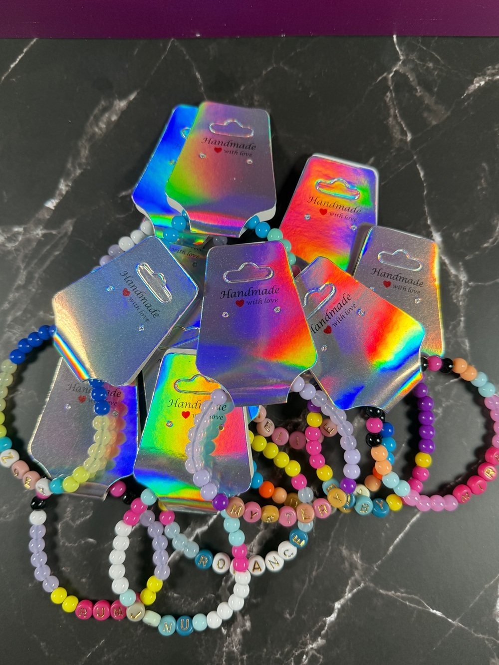 K-Pop Demon Hunters (KPDH) Beaded Bracelets | Party Favors 12pc